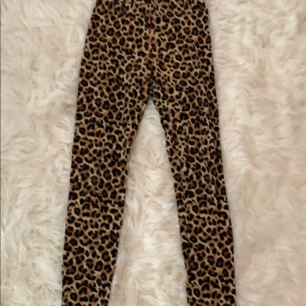 Cheetah Print Tights